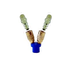 Paasche Airbrush QM-2 Two Outlet Manifold, Blue