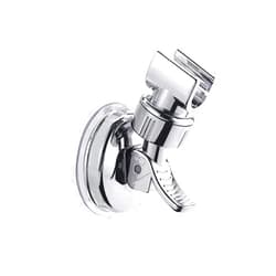 Medsuo Adjustable Shower Head Holder Removable Suction Cup Shower Head Bracket No Drill Shower Head Bracket with Chrome Polished for Bathroom