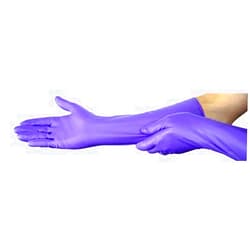 HALYARD Purple Nitrile-Xtra Exam Gloves, Sterile (Individually Wrapped), Powder-Free, 5.9 mil, 12