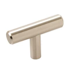 Amerock | Cabinet Knob | Sterling Nickel | 1-15/16 inch (49 mm) Length | Bar Pulls | 10 Pack | Drawer Knob | Cabinet Hardware