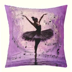 Castle Fairy Dancing Ballet Throw Pillow Cover 18
