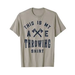 Axe Throwing Champion Co. This Is My Axe Throwing Retro Vintage Hatchet Thrower Men T-Shirt