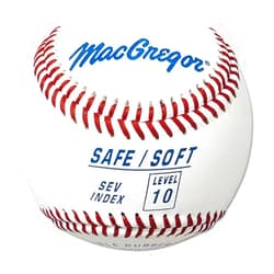 MacGregor Safe/Soft Baseballs, Youth, Level 10, One Dozen