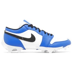 Nike Men's Jordan 1 Mid TB Football Cleats White/Black-Royal Low FJ6245-104 Size 9
