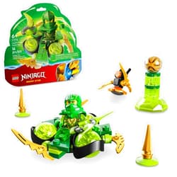 LEGO NINJAGO Lloyd’s Dragon Power Spinjitzu Spin 71779 Green Spinning Building Toy with Ninja Lloyd Minifigure, Gift Idea for Boy and Girl Ninja Fans Ages 6+ Who Love Interactive Action Toys