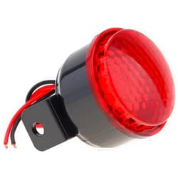DriSentri Car Back-up Alarm with Wire/Light, 105dB Universal Waterproof Car Reverse Horn Reverse Beeper Warning Alarm Buzzer Siren for Car Vehicle Truck, 12V-24V