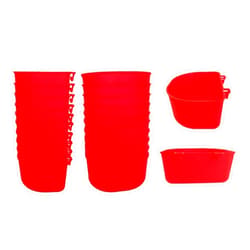 ORIBUKI 25oz 20 Pcs Pet Feeder Bowls for Bird, Hamster, Rabbit, Chicken, Cat, Puppy Hanging Water Cage Cups Food Bowls Rabbit Feeders Bird Dishes