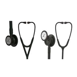 3M Littmann Stethoscope, Cardiology IV, Black Tube, Black Chestpiece, 27 Inch, 6163 & Classic III Monitoring Stethoscope, Black Edition Chestpiece, Black Tube, 27 Inch, 5803