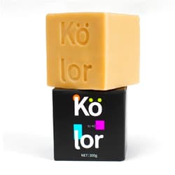 Kölor by Koko Luxury Face and Body Soap with 47 Ingredients, Silk Peptides, Vitamin C & E, Niacinamid, Hyaluronic Acid, Glycolic, Salicyclic Acids (300g)