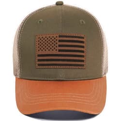 MixYoke American Flag Trucker Hat - Snapback Hats for Men Women Baseball Cap - Breathable Mesh & Adjustable Fit for Casual Wear