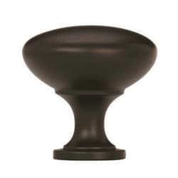 Amerock | Cabinet Knob | Matte Black | 1-1/4 inch (32 mm) Diameter | Edona | 10 Pack | Drawer Knob | Cabinet Hardware
