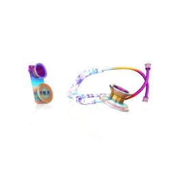 MDF Instruments Monet Kaleidoscope MD One Epoch Lightweight Titanium Stethoscope + MDF Pediatric Attachment with Clip