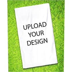 COLORCOMMALL Personalized Custom Golf Towel - 4 Pack 16x25 Inch Microfiber Sports Player Logo Team Rally Customized Photo Design Text Name Ad Picture Gift