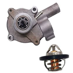 JDLLONG Water Pump Assembly for Yamaha Grizzly 660 YFM660 with Thermostat for Grizzly 660 Engine YFM660 2002 2003 2004 2005 2006 2007 2008 （2002-2008 ）