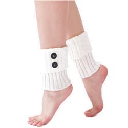Ralleyfun Women Boot Socks Knit Boot Cuffs Short Crochet Leg Warmer Mitten Knit Leg Warmers