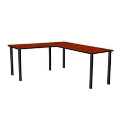 Regency Kee Corner Desk, 66-inch, Cherry/Black, (ML662442CHBPBK)