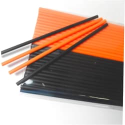Weststone 50pcs mixed Lollipop sticks for Halloween party (25 black and 25 orange)