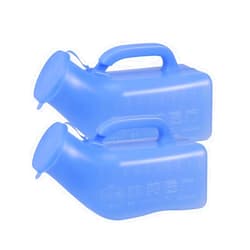 Toddmomy 2Pcs 1000ml Portable Camping Urinals for Men, Pee Bottle for Cars Mobile Toilet for Camping Unisex Car Toilet Travel Potties Elderly Urinary Kid Cars Household Urinal