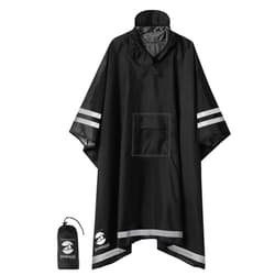 SaphiRose Hooded Rain Poncho Waterproof Raincoat Jacket for Men Women Adults