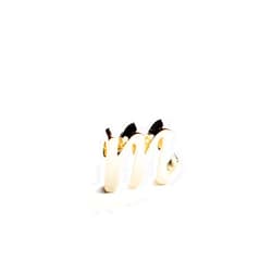 Mignon Supply 16K Gold Plated Cursive Initial Beads Letter Charm Initials A-Z Alphabet Mignon and Mignon Supply - Gri (M)