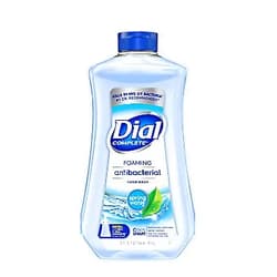 Dial Complete Antibacterial Foaming Hand Soap Refill, Spring Water, 32 Fluid Ounces