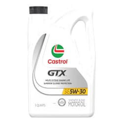 Castrol GTX Ultraclean 5W-30 Synthetic Blend Motor Oil, 5 Quarts