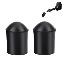 Watris Veiyi Double Bass Endpin Rubber Tip Stopper, 2PCS Rubber Tip for 1/4 Size String Bass Endpin Protector End Pin Cap Accessory (Inner Diameter: 9.5mm)