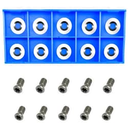 Asieg Tool Ci3 R1 12mm Round Carbide Inserts Cutters Knifes Indexable Replacement High Strength Fits For Popular DIY Woodworking Lathe Wood Turning Finisher Hollower Tools 10pcs