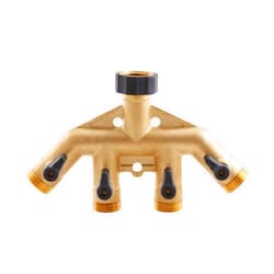 Gilmour 43HF 800434-1001, Quad Shut-Off Valve