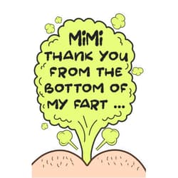 Kallen & Lorne Publishing My Mimi Thank You From The Bottom of My Fart: A Journal for Creating a Happy Life and Leaving Bullsh*t Behind, Funny Gift For your Mimi , Chaos ... To Do List Notebook, To Do & Dot Grid Matrix