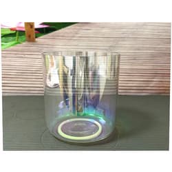VAMN MAVN Alchemy Clear G# Tone Zeal Chakra Quartz Crystal Singing Bowl 6 inch