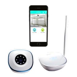 Asante 99-00900-US With Built-in Camera Smart Garage Door Opener, White