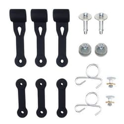 Huthbrother Bagger Hood/Chute Latch Assembly Kit - for Replacemen Craftsman Bagger Parts 109808X Chute Latch 532109808X 160793, Also for Husqvarna 532160793 160793 723-0383 532109808 Mower Bagger Hood Latch.