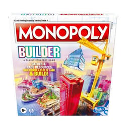 Hasbro Gaming Monopoly Builder Board Game for Kids and Adults, Strategy Games, Family Board Games, for Kids 8 and Up, 2-4 Players