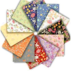 Hancock's of Paducah Marcus Fabrics Collectable Calicos Laura Berringer 12 Piece Fat Quarters