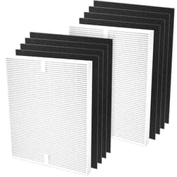 Colorfullife AP-1512HH True HEPA Replacement Filter H13 Compatible with Coway Airmega AP-1512HH Air Purifier and Airmega 200M Air Purifier, Item NO #3304899 (2 HEPA + 8 Carbon Filters)