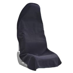 Teuaktty Car Seat Covers Universal Car Protective Front Seat Covers Washable Non-Slip Seat Protectors for Gym Workouts,Waterproof and Sweatproof Towel Seat Covers for Cars,Trucks, Jeeps (Black)