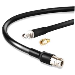 Eifagur N Type Female to RP-SMA Male SMA Male 20ft KSR400 Ultra Low Loss Extension Cable for WiFi 4G LTE LoRa Antenna Nebra RAK Bobcat Helium Hotspot HNT Miner Ming Antenna, Eifagur