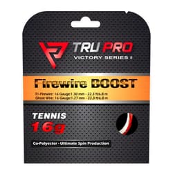 TRU PRO Firewire Boost - Tennis String (Hybrid Poly/Poly): Ultimate Ball Bite with Added Arm-Friendliness