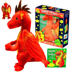 Humor Heals Us Danny the Dragon Interactive Farting Toy Book Gift Box Set