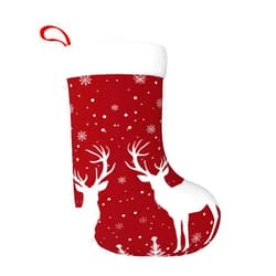 Doskay Personalized Christmas Stockings, Custom Christmas Stockings, Christmas Decoration Christmas Stockings Bulk, Red02, Christmas Tree Decorations, Personalized Gifts
