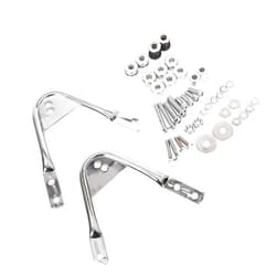 ECOTRIC Detachable Docking Hardware Kit Compatible with 1997-2008 Harley Touring FL Road King, Road Glide, Street Glide & Electra Glide Two Up Luggage Rack Docking Hardware