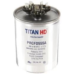 Diversitech Packard Titan Hd 55+5Mfd, 440/370V, Round Prcfd555A
