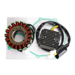 Bruce & Shark Magneto Stator+Voltage Rectifier+Gasket For Honda VT750DC Shadow Spirit 01-07