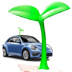 Acdiac Car Roof Decoration Grass Bean Sprout Sticker Bumper Hood Stickers Creative Funny Green Grass Bean Sprout Car Exterior Sticker(Bean Sprouts)