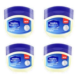 Vaseline Blueseal Pure Petroleum Jelly, Original - 3.38 oz(100 ml) x 4 Pack