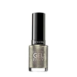 Revlon ColorStay Gel Envy Longwear Nail Polish, with Built-in Base Coat & Glossy Shine Finish, in Black/Grey, 515 Smoke and Mirrors, 0.4 oz