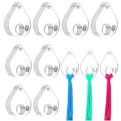 QfwdfcTrenz 40PCS Acrylic Embroidery Floss Drop, Teardrop Acrylic Bobbins, Floss Drops Cross Stitch, Clear Embroidery Thread Organizers, Cross Stitch Tread Bobbins for DIY Craft Sewing Thread Storage