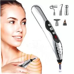 Atrilly Acupuncture Pen, Electronic Pain Relief Therapy, Merídiān Energy Pulse Massage Pen, 5-in-1 USB Energy Pen, Pain Relief Tools, Gifts for Women & Men