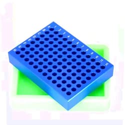 Lichen cottage Aluminum Cooling Block - PCR Plate Cooler ，96-Well for 0.2 mL Tubes, Strips or 96-Well Plates (96-Well)